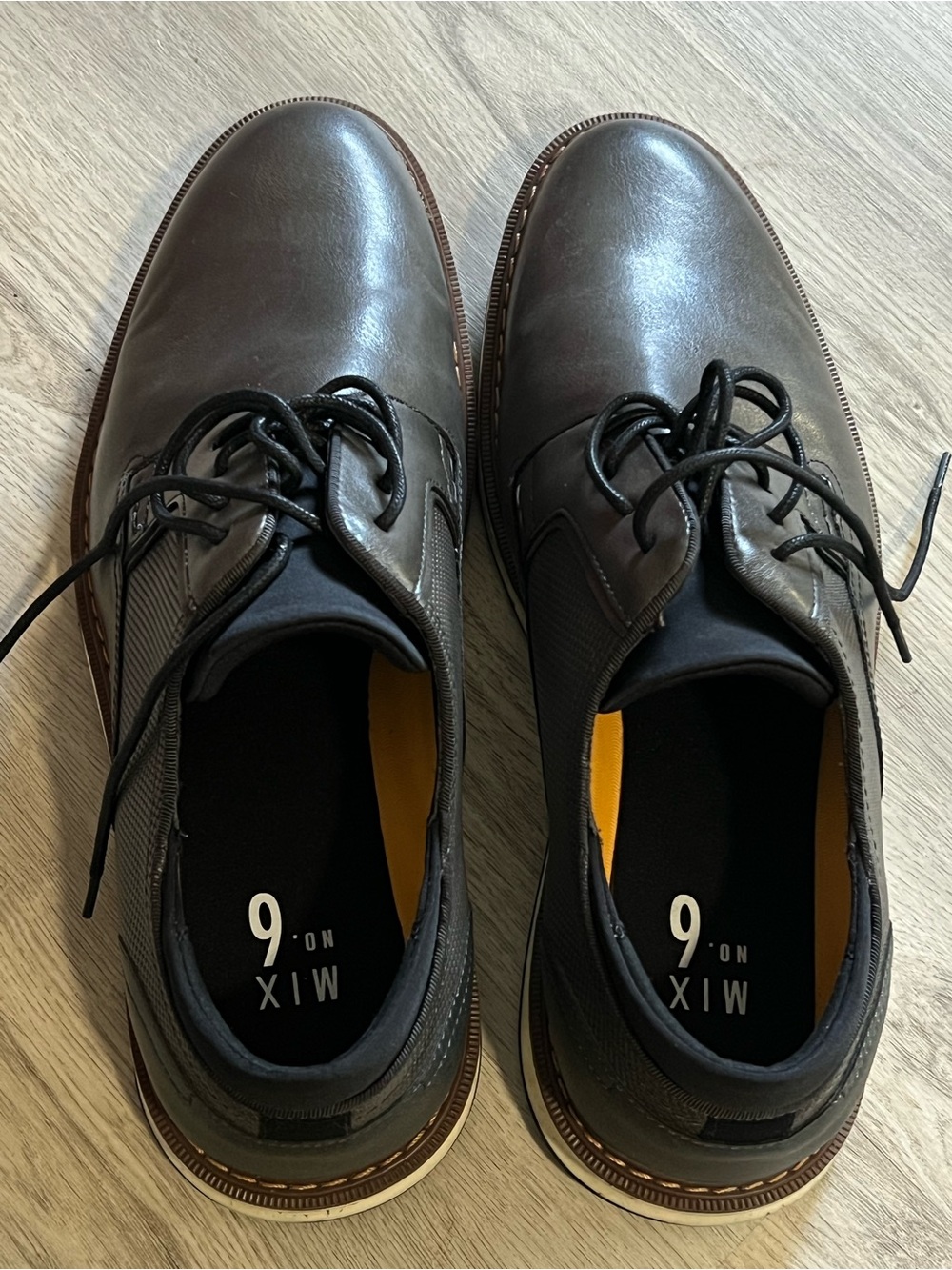 Mix No. 6 Men's Dark Brown Lace-Up Oxfords